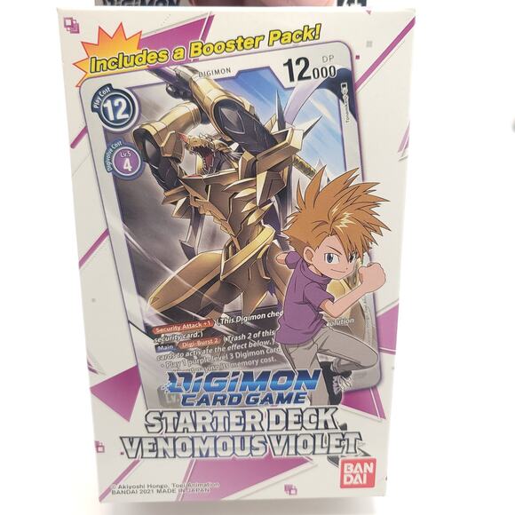 Digimon Card Game Venomous Violet Starter Deck 2021 - Picture 7 of 8